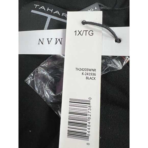 NWT T Tahari Women Black Knit Blazer Plus Size 1X/TG - Picture 3 of 8